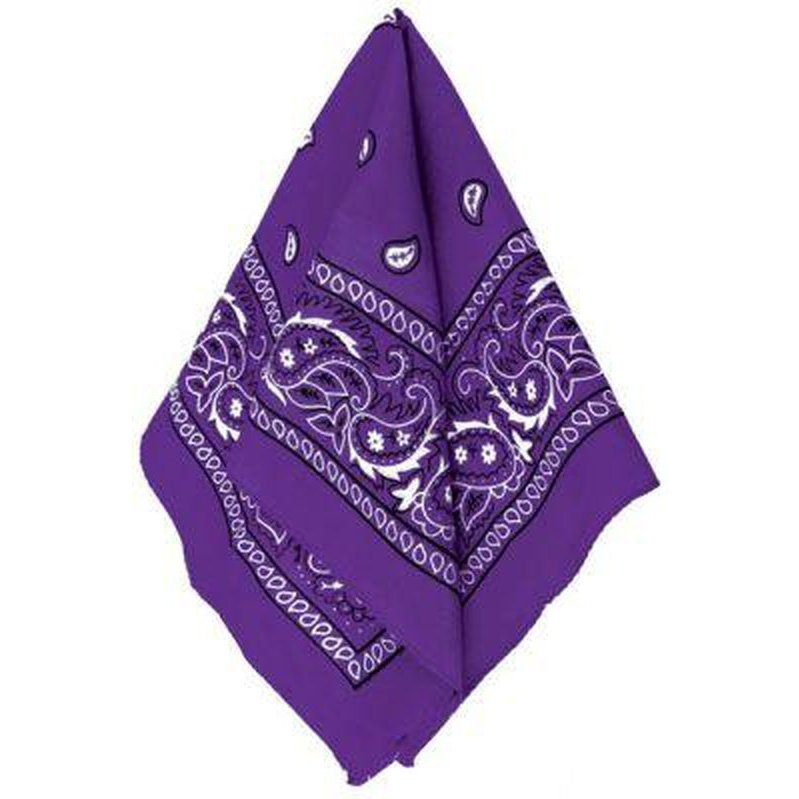 Bandana Purple - Jokers Costume Mega Store