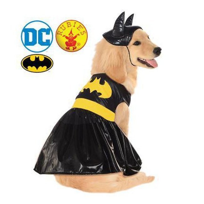 Batgirl Pet Costume Size M - Jokers Costume Mega Store