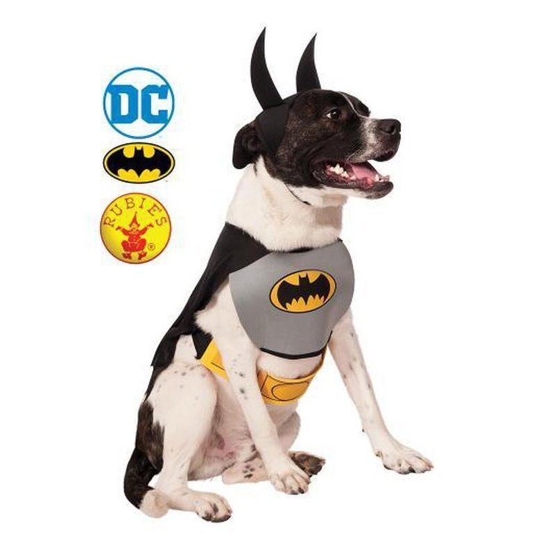 Batman Classic Pet Costume Size L - Jokers Costume Mega Store