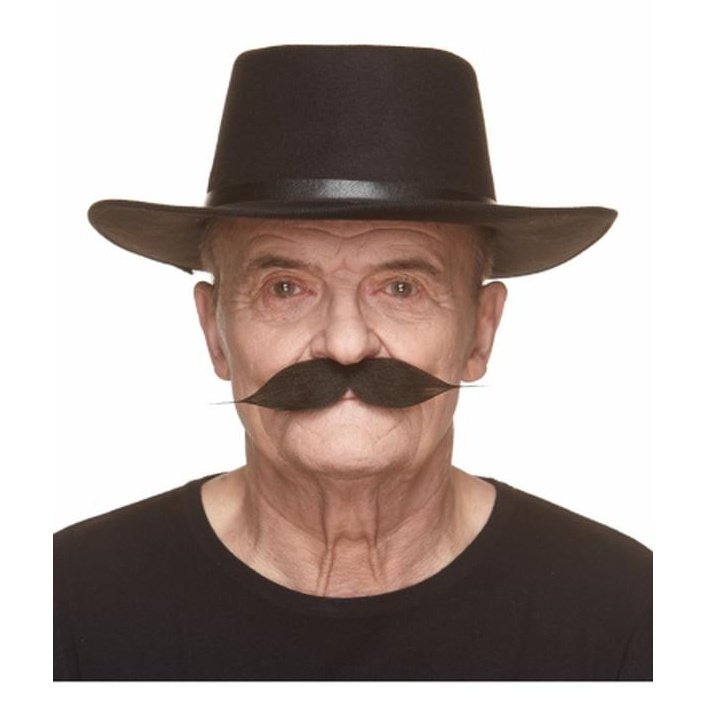 Black Baron Moustache - Jokers Costume Mega Store