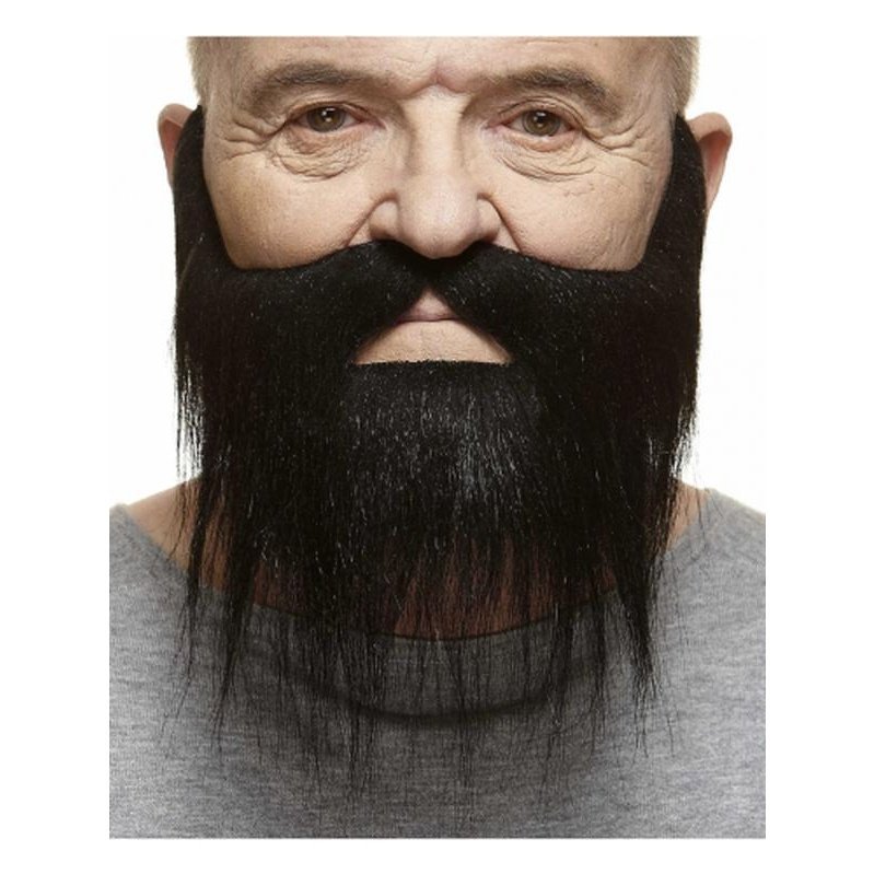 Black Sea Captain Beard And Moustache - Jokers Costume Mega Store
