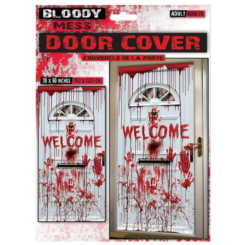 Bloody Door Cover - Jokers Costume Mega Store