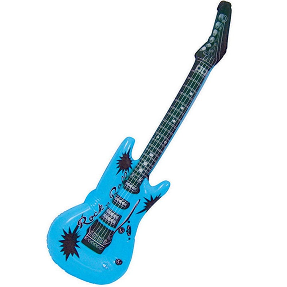 Blue Inflatable Guitar - Jokers Costume Mega Store
