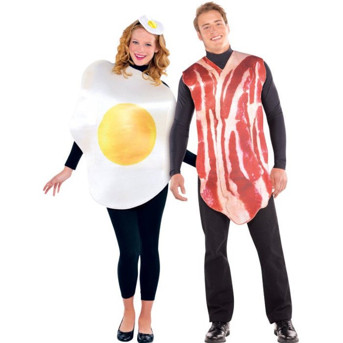 Breakfast Buddies Egg & Bacon Set for Couples - Jokers Costume Mega Store