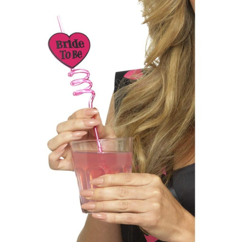 Bride To Be Drinking Straw - Jokers Costume Mega Store
