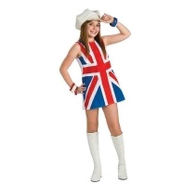British Invasion Girls Costume Size L - Jokers Costume Mega Store