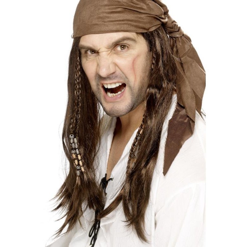 Buccaneer Pirate Wig - Jokers Costume Mega Store