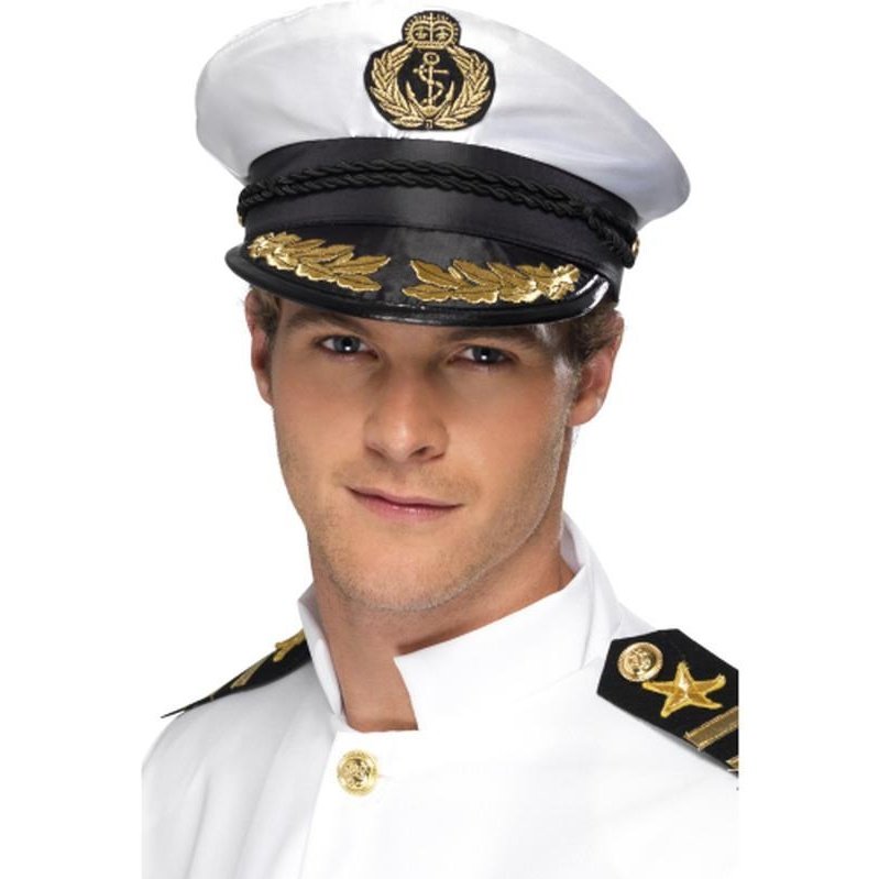 Captain Cap Golden Details - Jokers Costume Mega Store