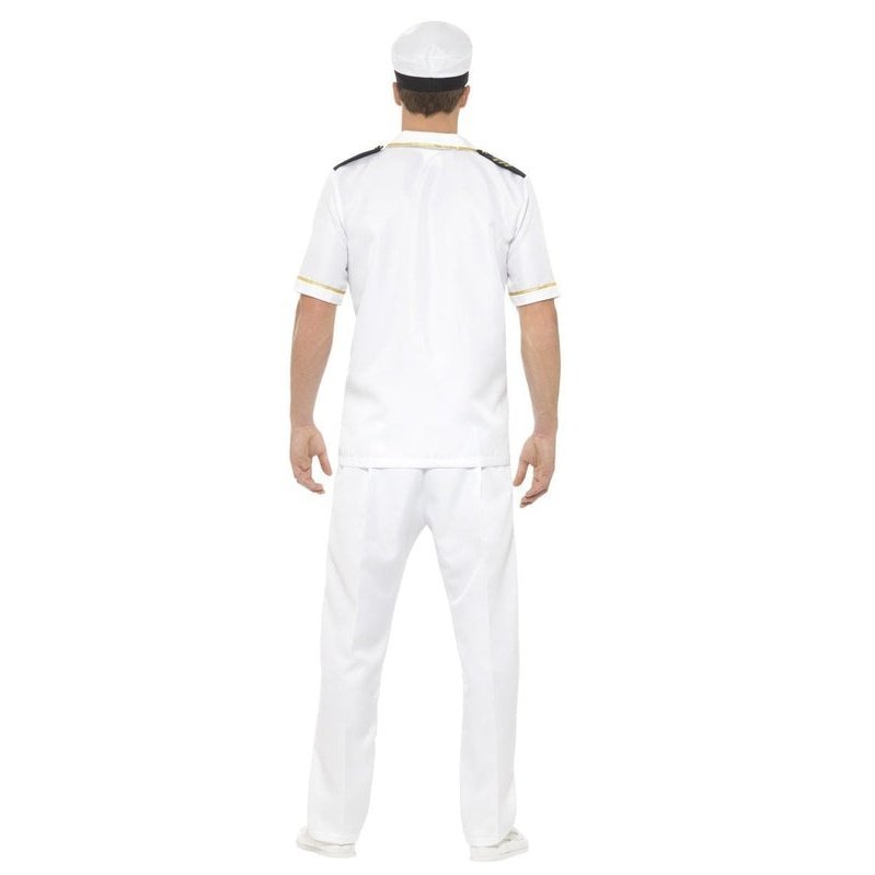 Captain Costume , White - Jokers Costume Mega Store
