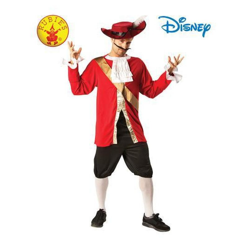 Captain Hook Deluxe Costume Size Std - Jokers Costume Mega Store