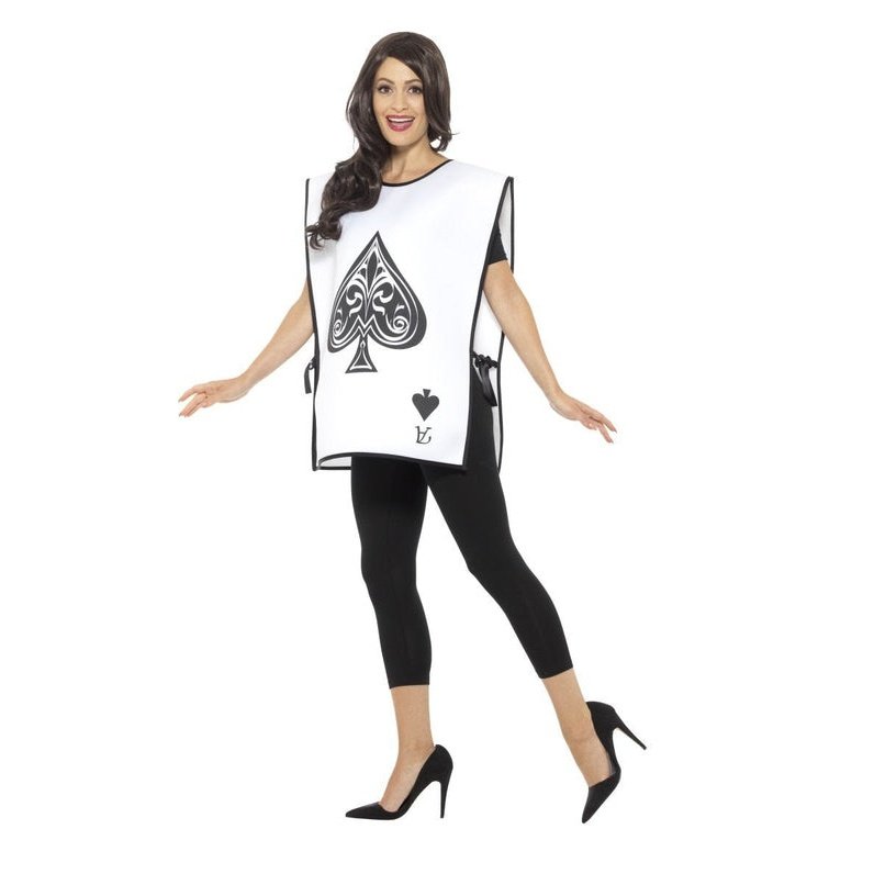 Carded Guard Costume, White - Jokers Costume Mega Store