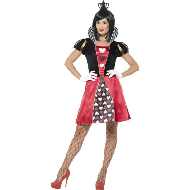 Carded Queen Costume, Red - Jokers Costume Mega Store