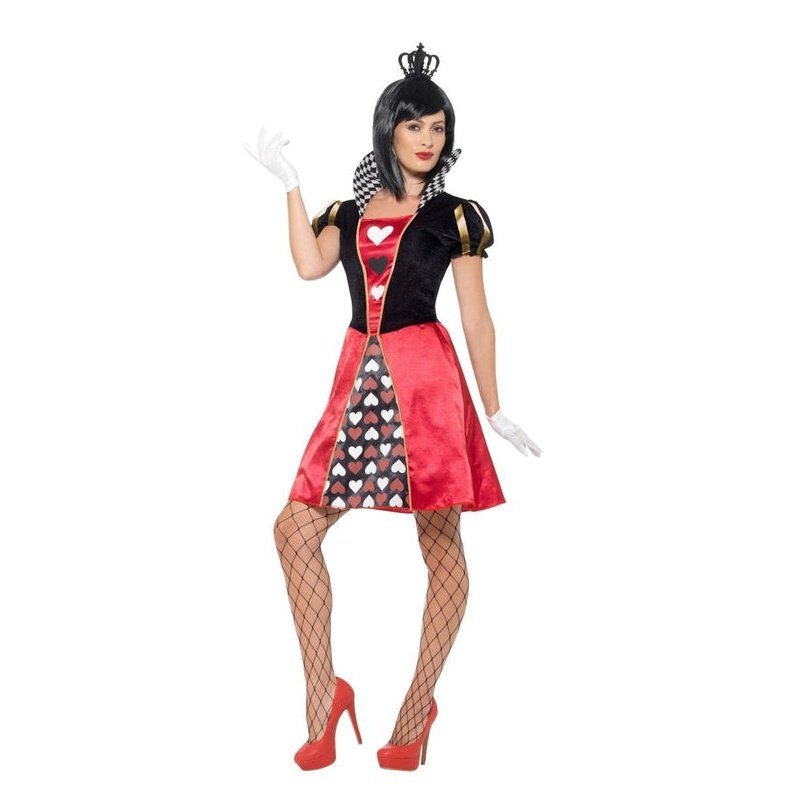 Carded Queen Costume, Red - Jokers Costume Mega Store