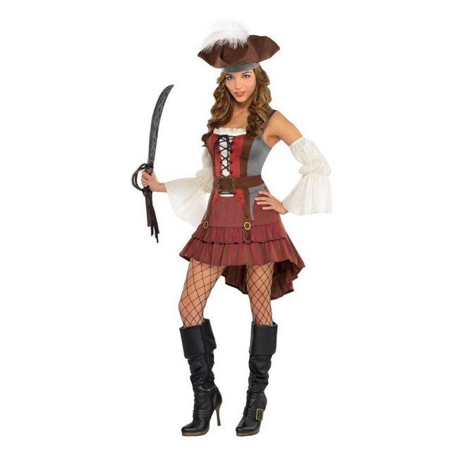 Castaway Pirate Adult Costume - Jokers Costume Mega Store