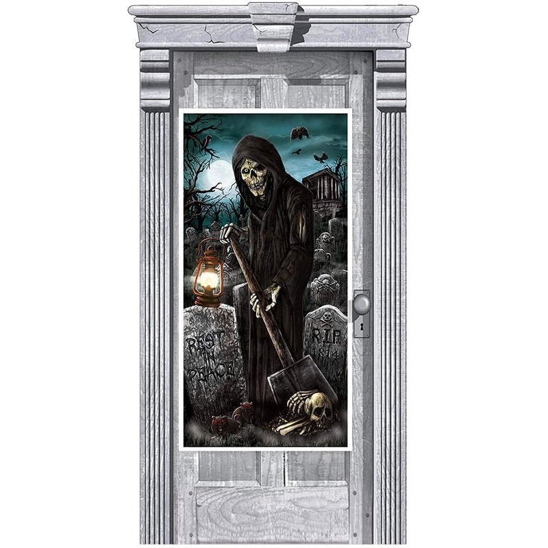 Cemetery Plastic Door Decoration - Jokers Costume Mega Store