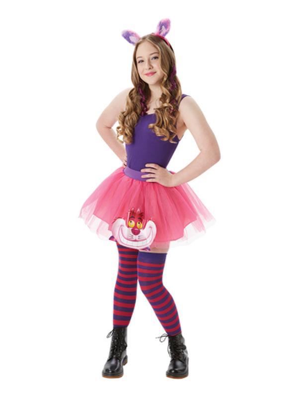 Cheshire Cat Tutu & Accessories Set Size Xs - Jokers Costume Mega Store