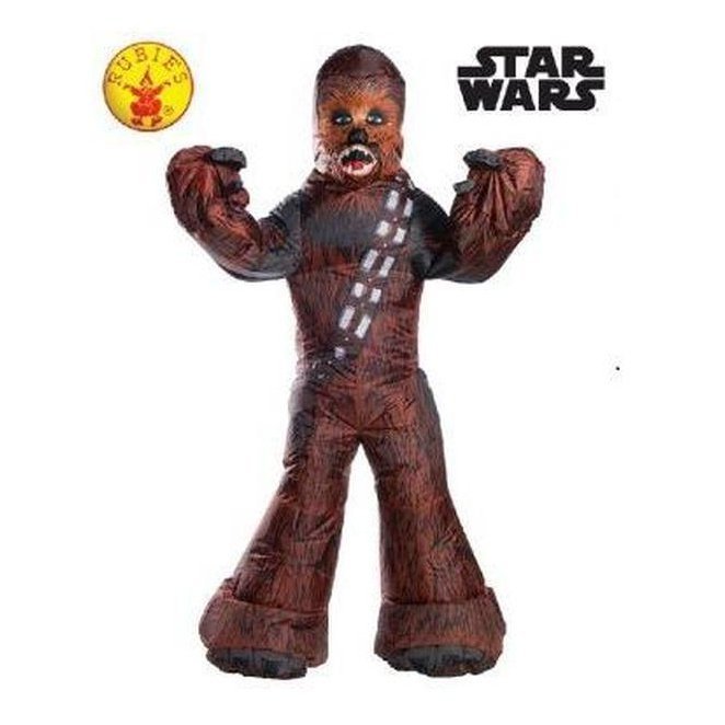 Chewbacca Inflatable Costume Size Std - Jokers Costume Mega Store