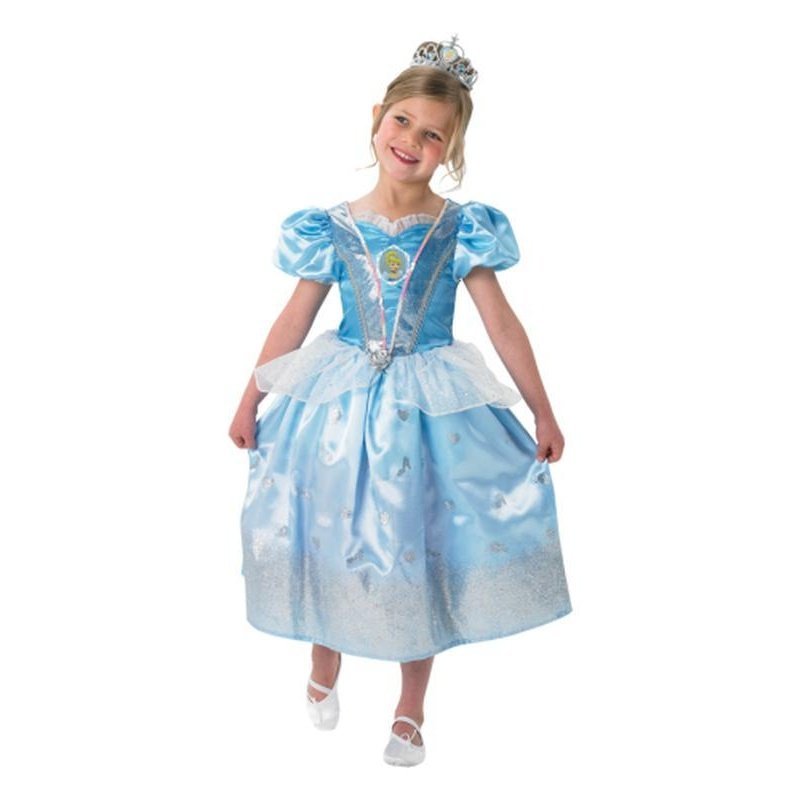 Cinderella Glitter Size 4 6 - Jokers Costume Mega Store