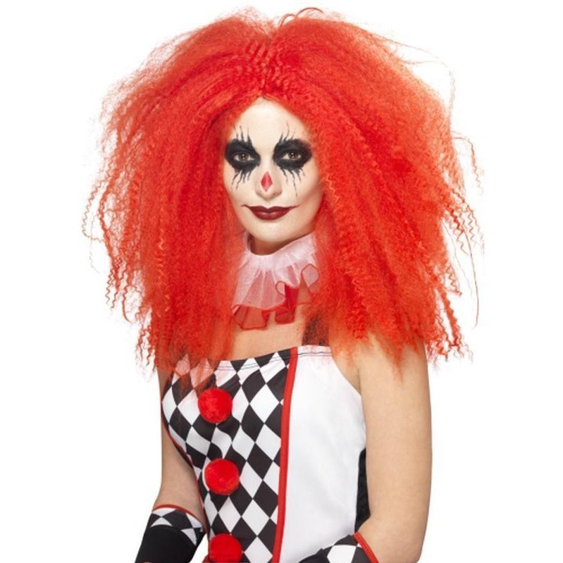 Clown Wig, Red - Jokers Costume Mega Store