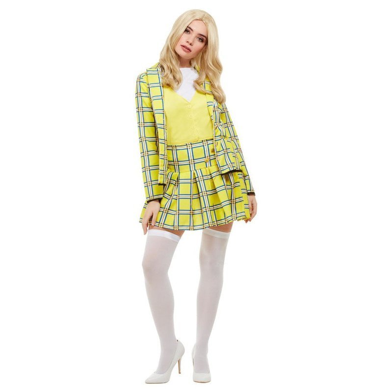 Halloween Costume Yellow Checkered Skirt And Blazer Halloween