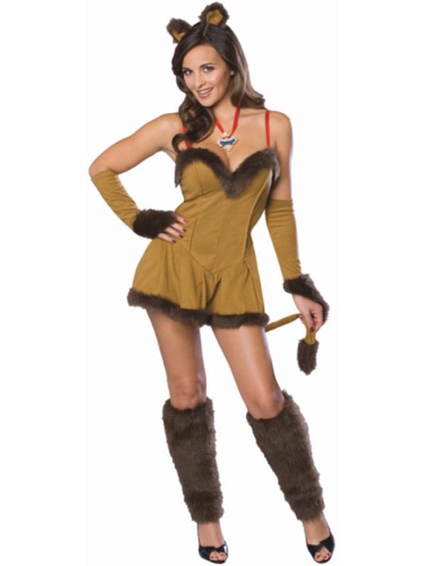 Cowardly Lion Secret Wishes Size M - Jokers Costume Mega Store