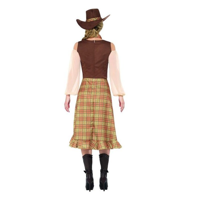 Cowgirl Costume, Brown - Jokers Costume Mega Store