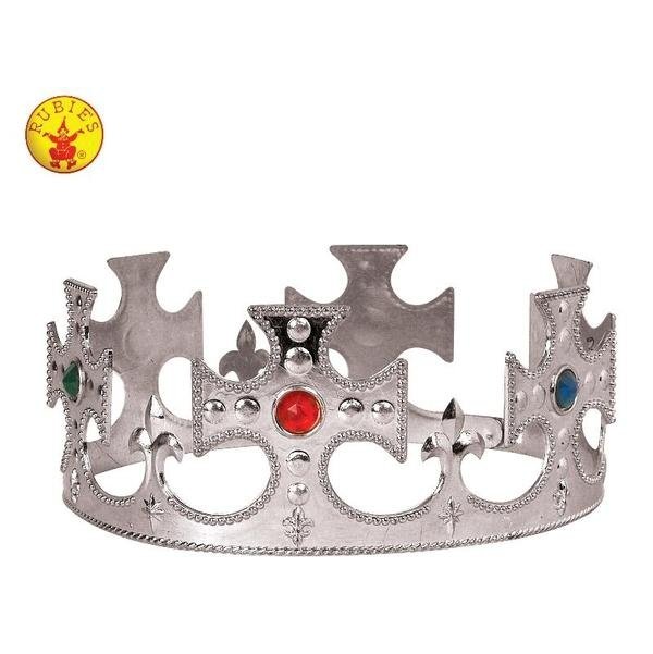 CROWN - SILVER-Costume Accessories-Jokers Costume Mega Store