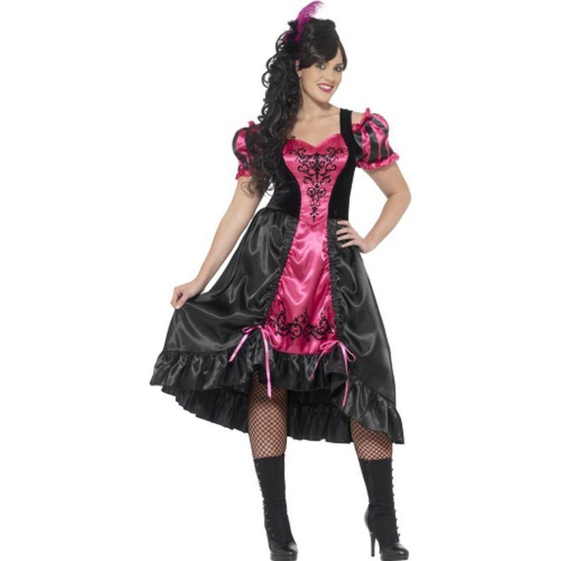 Curves Sassy Saloon Costume - Jokers Costume Mega Store