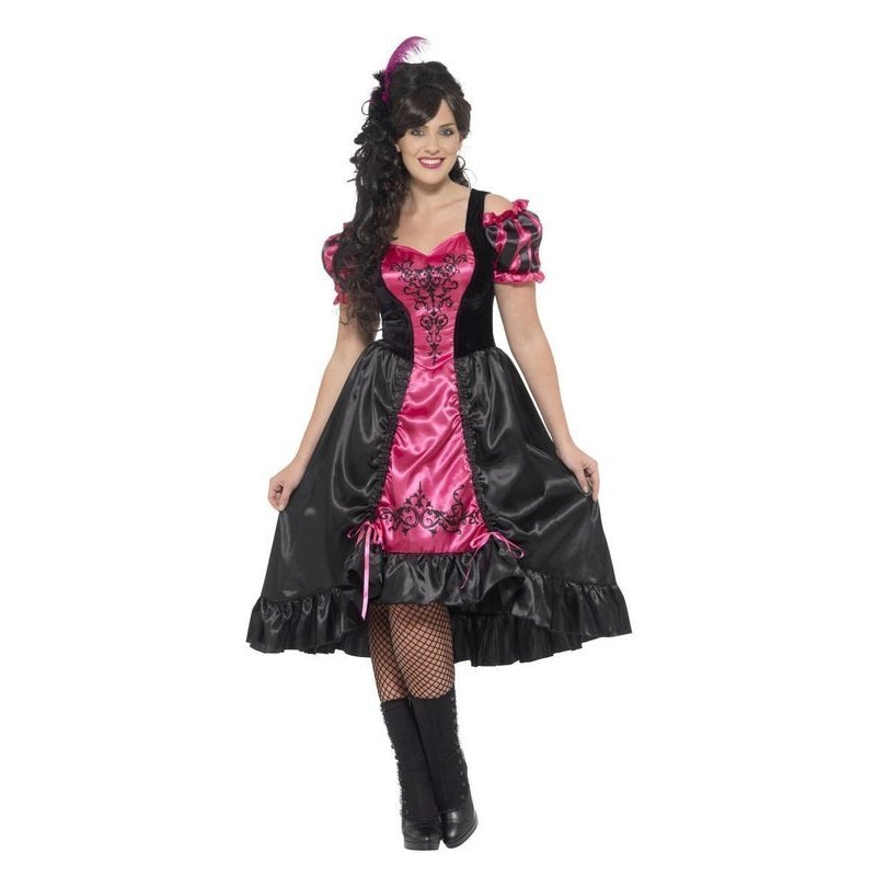 Curves Sassy Saloon Costume - Jokers Costume Mega Store
