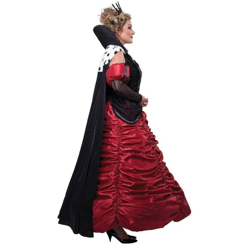 Dark Queen Of Hearts Deluxe Women's Storybook Costume - Jokers Costume Mega Store