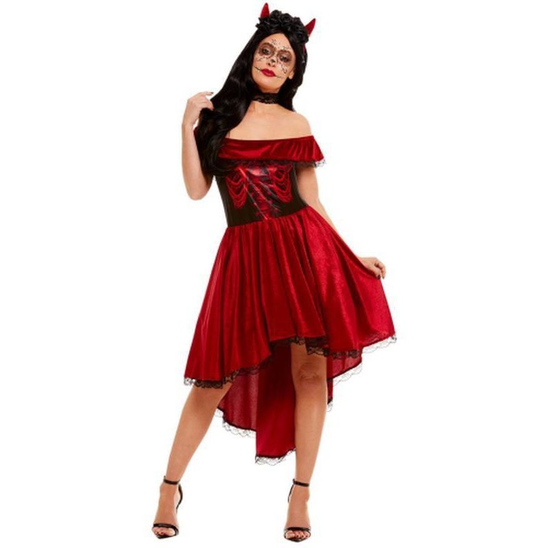 Day Of The Dead Devil Costume - Jokers Costume Mega Store