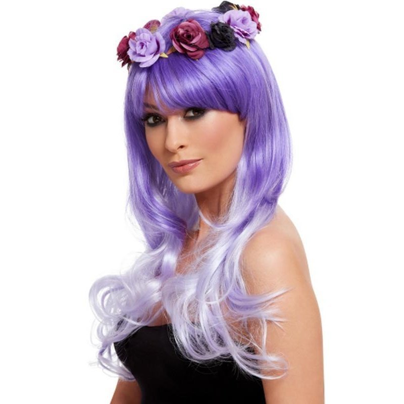 Day Of The Dead Glam Wig - Jokers Costume Mega Store
