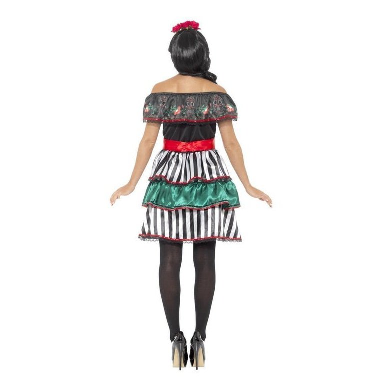 Day of the Dead Senorita Doll Costume - Jokers Costume Mega Store