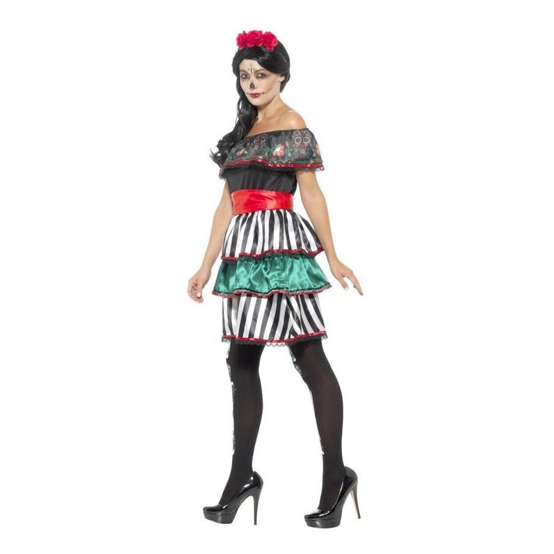 Day of the Dead Senorita Doll Costume - Jokers Costume Mega Store