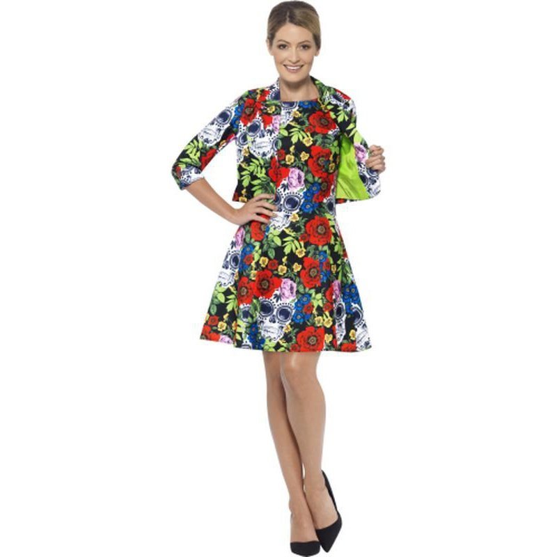 Day Of The Dead Suit Jacket & Dress - Jokers Costume Mega Store