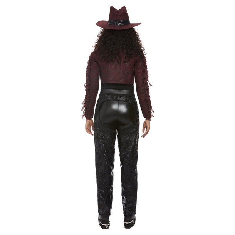 Deluxe Dark Spirit Western Cowgirl Costume, Female - Jokers Costume Mega Store