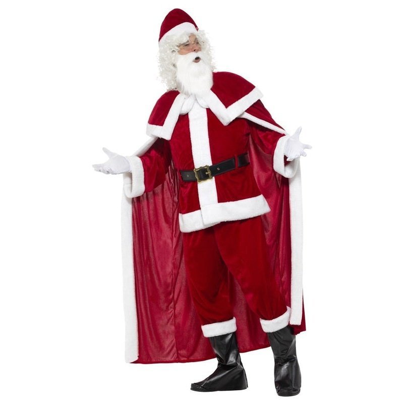 Deluxe Santa Claus Costume with Trousers - Jokers Costume Mega Store
