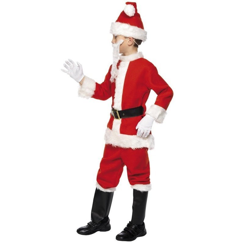 Deluxe Santa Costume & Beard - Jokers Costume Mega Store