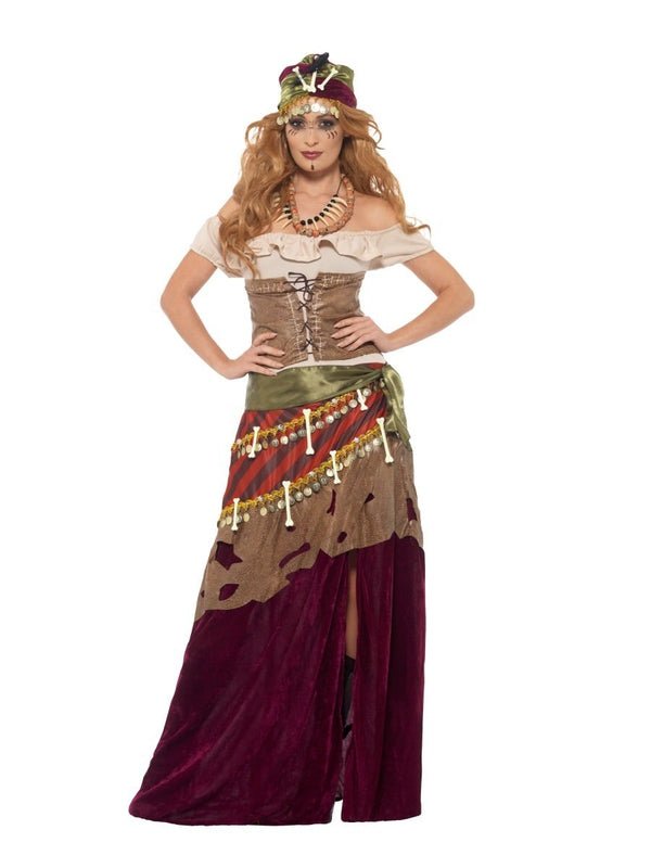 Deluxe Voodoo Priestess Costume - Jokers Costume Mega Store