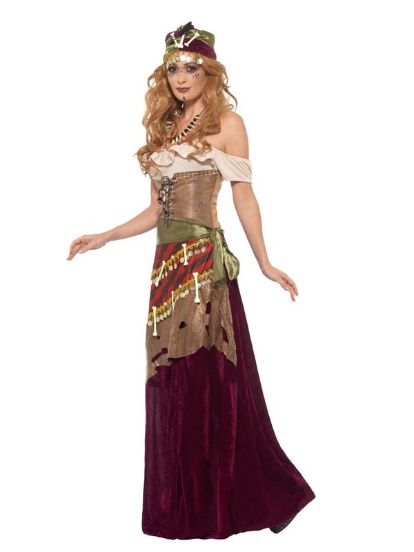 Deluxe Voodoo Priestess Costume - Jokers Costume Mega Store