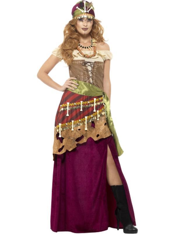 Deluxe Voodoo Priestess Costume - Jokers Costume Mega Store