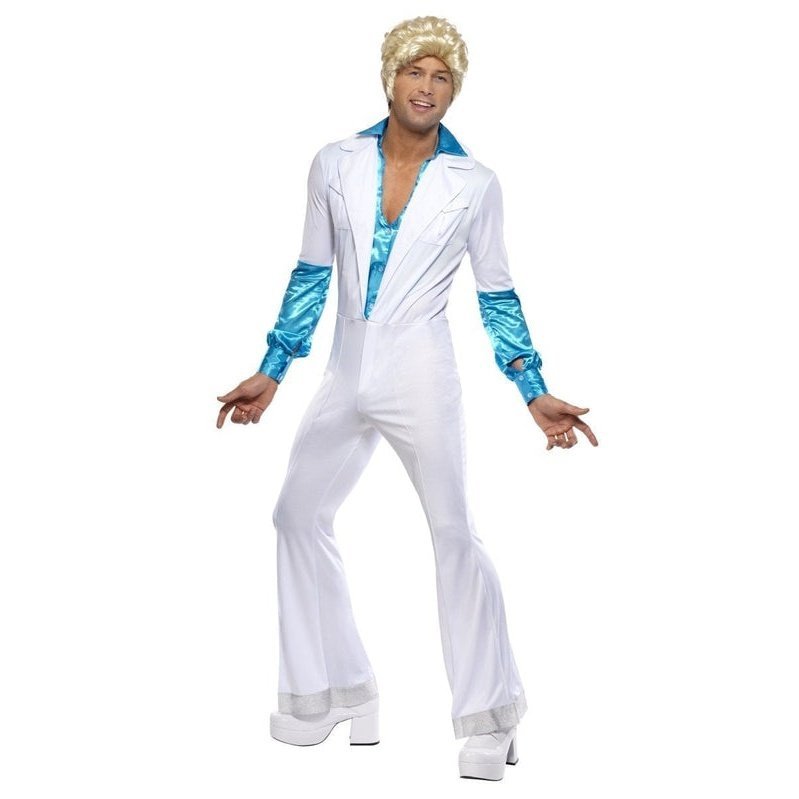 Disco Man Costume, All in One - Jokers Costume Mega Store