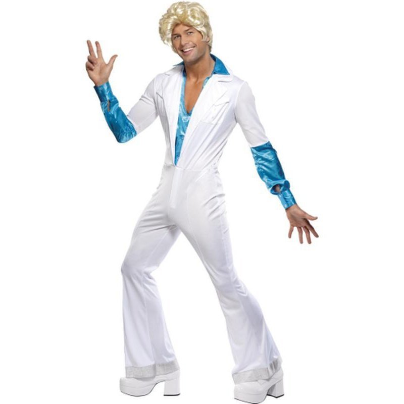 Disco Man Costume, All in One - Jokers Costume Mega Store