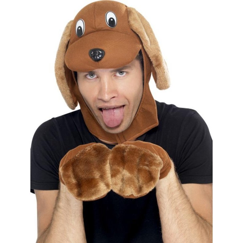 Dog Hood & Gloves - Jokers Costume Mega Store