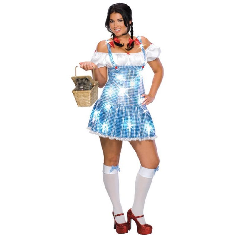 Dorothy Full Figure Secret Wishes Size Plus - Jokers Costume Mega Store