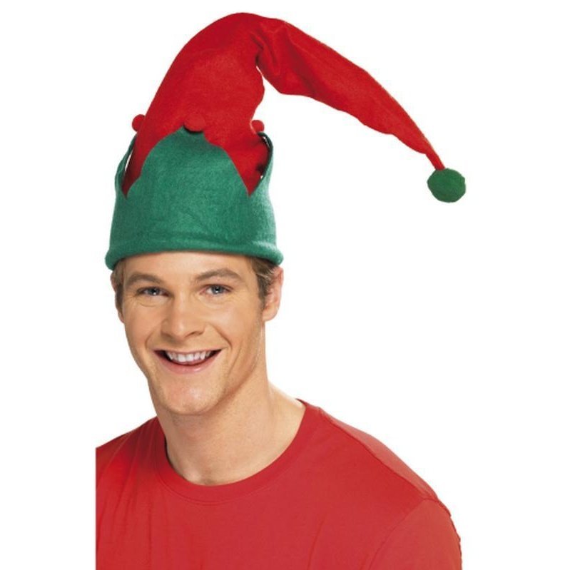 Elf Hat - Red - Jokers Costume Mega Store