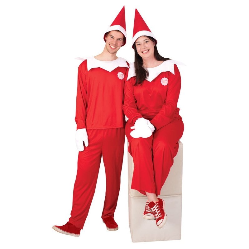 Elf On The Shelf Costume, Adult - Jokers Costume Mega Store