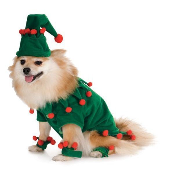 Elf Pet Costume Size M - Jokers Costume Mega Store