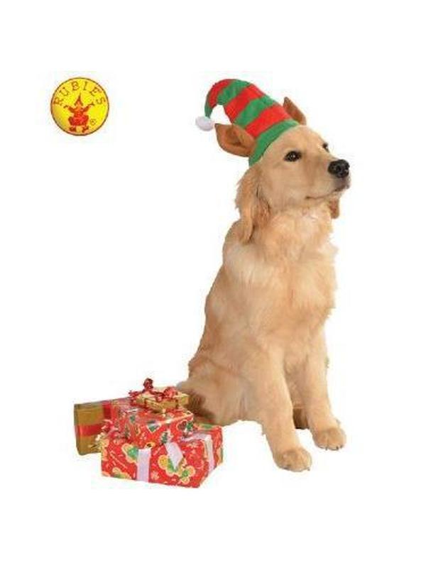 Elf Pet Hat With Ears Size M L - Jokers Costume Mega Store