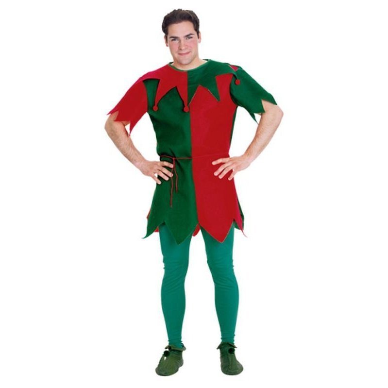 Elf Tunic Classic Size Std - Jokers Costume Mega Store